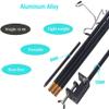 HIKEMAN Folding Lantern Stand Pole Portable Lamp Stand Hook Collapasible Light Stand Holder for Camping Fishing Picnic BBQ Outdoor Activities (Black) view 2
