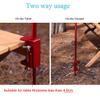 HIKEMAN Folding Lantern Stand Pole Portable Lamp Stand Hook Collapasible Light Stand Holder for Camping Fishing Picnic BBQ Outdoor Activities (Black) view 3