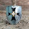 Nautical-Mart SCA Medieval All Metal Handcrafted Heater Shield Reenactment Halloween Costume view 1