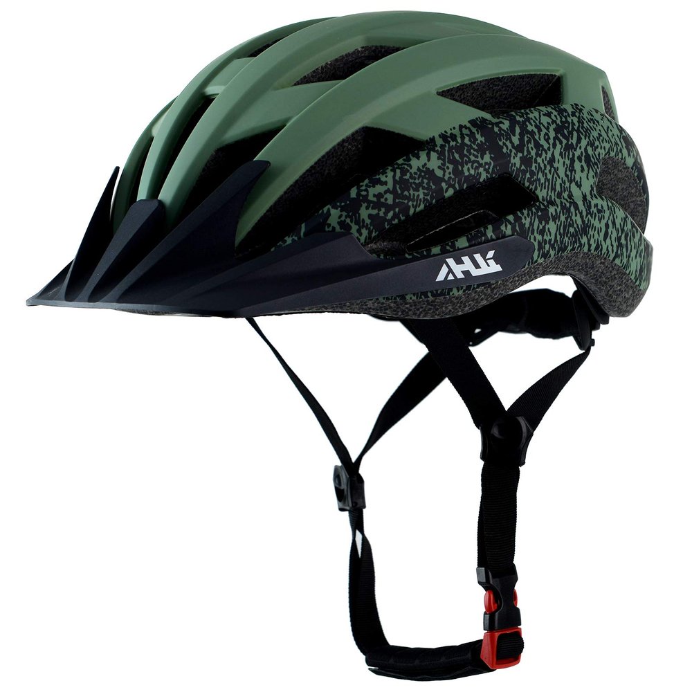 Youth Kids Road Bike Helmet, Lightweight and Adjustable Boys Girls Bicycle Helmet for Teen Age 8-10-12-14 Years, Cycling Helmet with 2 Detachable Visor (Matte Dark-Green, M)