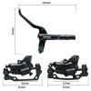 RUJOI Bike Disc Brake Kit, Hydraulic Disc Brake Set with Aluminum Oil Pressure Caliper and Alloy Bicycle Brake Lever, 160mm Rotor, Bicycle Accessories for MTB/Ebike/Folding Bike/Scooter/Fat Bike view 4