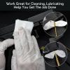 1000 PCS Gun Cleaning Patches - Lint Free, Highly Absorbent Gun Patches, 2"x2" Cleaning Cloths for Firearms 9mm /.30cal, Bulk Nonwoven Wipes in Storage Box view 4