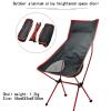 Daoyuan Backrest Camping Chair Foldable Portable,Collapsible Lightweight Camp Stool,Breathable Slacker Chair Seat for Outdoor Camping/Picnic/Hiking/Barbecue/Fishing/Train view 4
