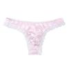 DINGGUANGHE-CUP Men's Thongs, Briefs Mens G-String Thong Bikini Briefs Lingerie Shiny Underwear Low Rise Panties (Color : Sky Blue, Size : Medium) view 2