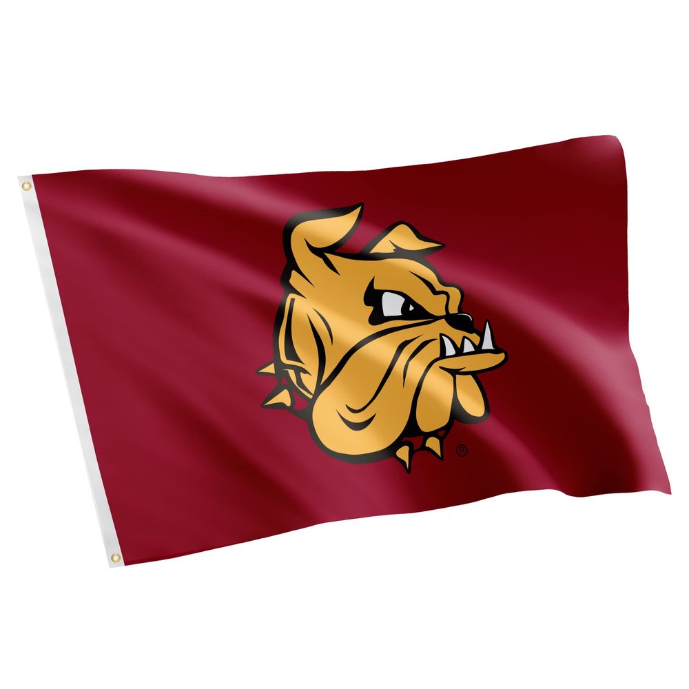 Desert Cactus University of Minnesota Duluth UMD Flag - 3 x 5 Feet Bulldogs Banner, Indoor/Outdoor Durable Fabric, 100% Polyester Design (Style 2)