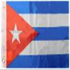 American Wholesale Superstore Cuban Premium 12x18 12"x18" Rough Tex Nylon Boat Flag Banner Grommets view 1