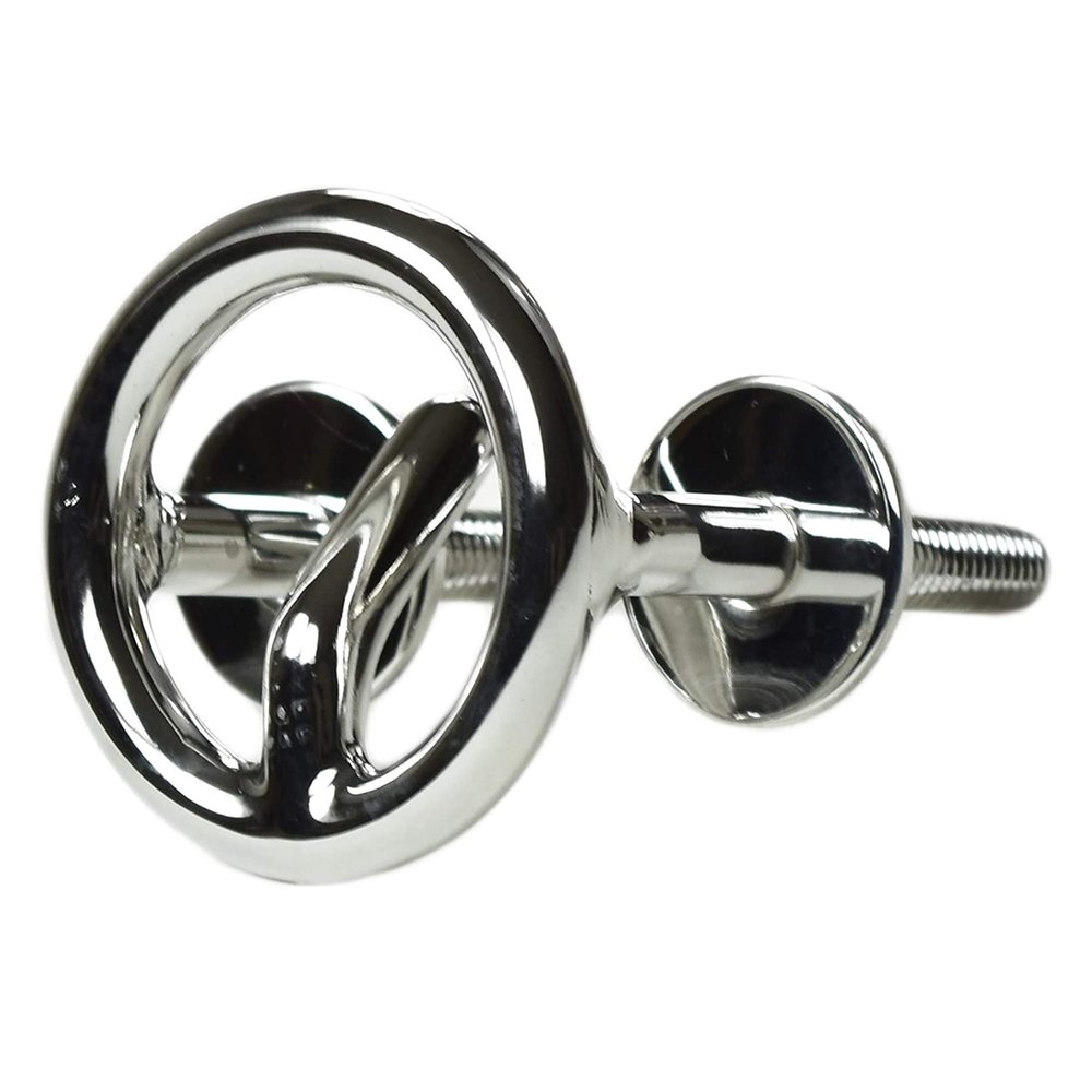 MARINE CITY Transom Mount Ski Tow Hook, Premium 316 Stainless Steel, 2-Inch Thread Length, Corrosion-Resistant, Ideal for Boats, Marines, Yachts, Sport Accessories