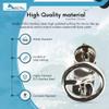 MARINE CITY Transom Mount Ski Tow Hook, Premium 316 Stainless Steel, 2-Inch Thread Length, Corrosion-Resistant, Ideal for Boats, Marines, Yachts, Sport Accessories view 3