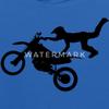 Spreadshirt Motocross Motorcycles Athlete Sport Tricks Kids' Hoodie, L, royal blue view 2