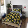 Northwest NCAA Michigan Wolverines Unisex-Adult Bed in a Bag Set, Queen, Rotary view 1