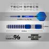 RED DRAGON Polaris: 22 gram Tungsten Professional Darts Set with Flights and Nitrotech Shafts (Stems) view 4
