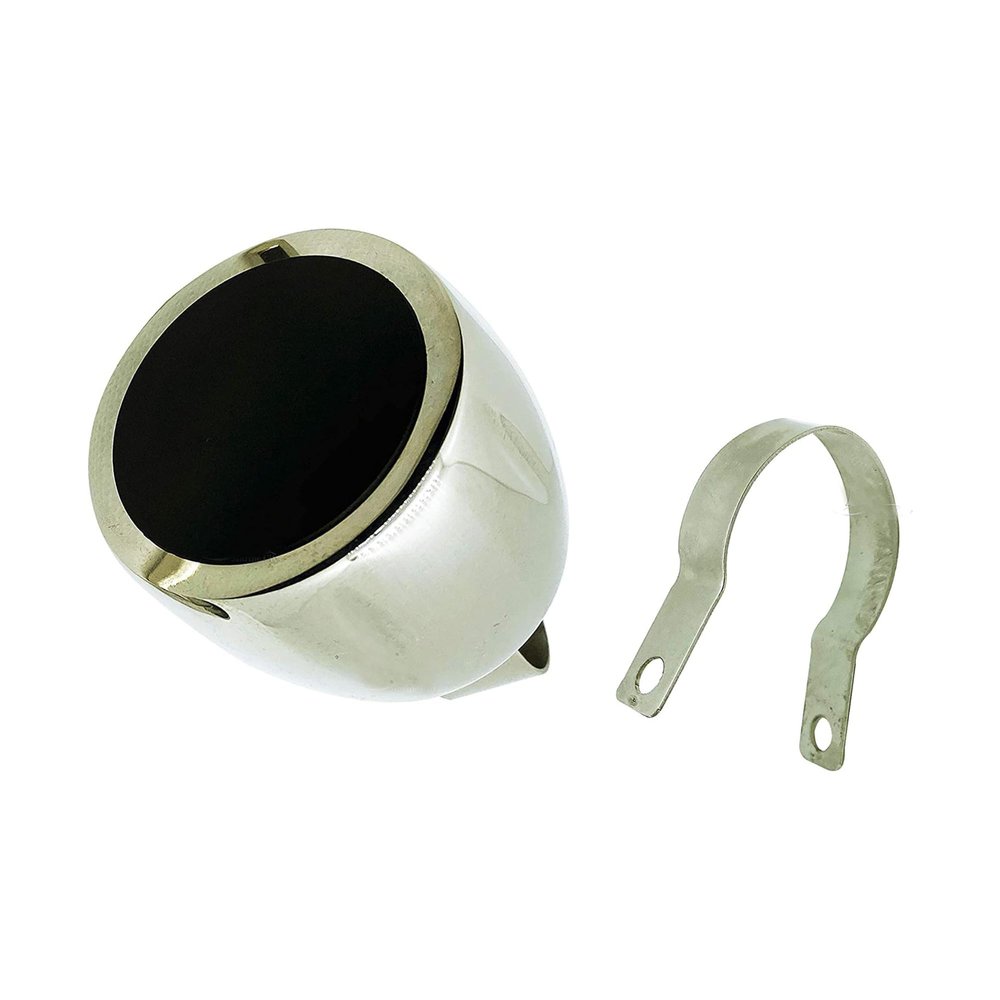 MARINE CITY 316 Stainless Steel Strong Durable Gloss Polished Finish Sport Boat Knob Wheel-Spinning Ball-Bearing Knob for Steering Wheel Marine Yacht Kayak Marine Boat Caravan with Cap
