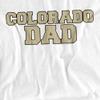 University of Colorado Official Dad Unisex Adult T-Shirt, White, Small view 2