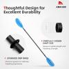Abahub 1 x Carbon Kayak Paddles, 90.5 Inches Kayaking Oars for Boating, Canoeing with Extra Paddle Leash, Carbon Fiber Shaft Blue Plastic Blades view 4