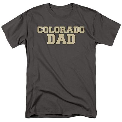 University of Colorado Official Dad Unisex Adult T-Shirt, Charcoal, 3X-Large