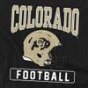 University of Colorado Official Football Helmet Unisex Adult T-Shirt, Black, 4X-Large view 2