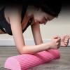 qiuqiu Fascia Roller Semicircular Massage Eva Foam Wave Yoga Pilates Fitness Equipment with Massage Floating Point Foam Roller Yoga Block-Blue||45cm view 3