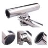 2PCS Tournament Style Fishing Rod Holders, Stainless Steel Fishing Rod Holder Clamp-on 1 1/4" to 2" Rails for Boat, Side Mount Rod Holder for Marine Yacht Boat Truck RV view 1