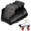 Geyoga 4 Pieces Toe Cap Guards Protectors Toe Caps Artificial Leather Roller Skate Protectors for Quad Roller Skate(Black) view 1