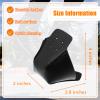 Geyoga 4 Pieces Toe Cap Guards Protectors Toe Caps Artificial Leather Roller Skate Protectors for Quad Roller Skate(Black) view 2