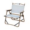 Daoyuan Camping Chair Stool Outdoor Portable Foldable,Wooden Armrest,Light Leisure Chair with Carrying Bag,Hiking Garden Chair for Fishing Travel Picnic Barbecue,Etc. view 3