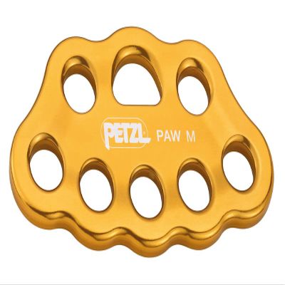 PETZL PAW Rigging Plate for Multi-Anchor Systems - Yellow - Medium