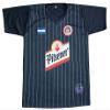 Camisa Azul Negro de Fas de El Salvador Camisa de Tu equipo de Futbol favorito del Pais Donde Tu Naciste, santaneco de Corazon (Medium) view 1