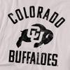 University of Colorado Official One Color Buffaloes Logo Unisex Adult T-Shirt, Silver, 3X-Large view 2