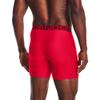 Under Armour mens Tech 6-inch Boxerjock 2-Pack, Red (600)/Black, 4X-Large view 3