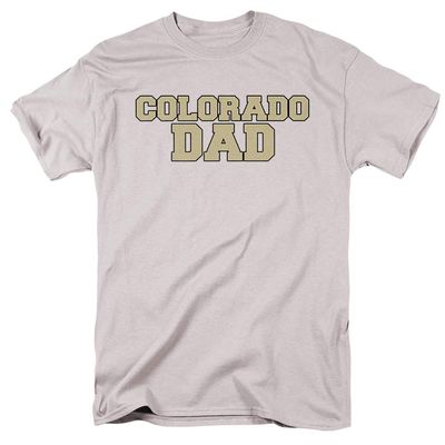 University of Colorado Official Dad Unisex Adult T-Shirt, Silver, 2X-Large