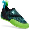 Black Diamond Kids Momentum Rock Climbing Shoes | Engineered Knit Upper | Durable 4.3mm Rubber Sole | for Gym & Outdoor Use | Envy Green | Size 1 view 1