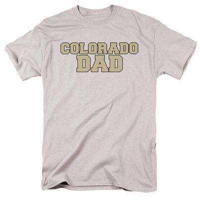 University of Colorado Official Dad Unisex Adult T-Shirt, Silver, 3X-Large