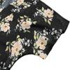 FINOCEANS Women's Kimono Beach Cover Ups Cardigan V Neck Half Sleeve Boho Sheer Chiffon Tops XXX-Large Black view 4