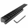 HIGOO 6" Inches Length Tactical Picatinny Extension Adapter Riser, 11mm Dovetail to 20mm Picatinny Scope Rail Mount  view 1