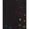 As U Wish Womens Juniors Chiffon Metallic Mini Dress Black 1 view 3