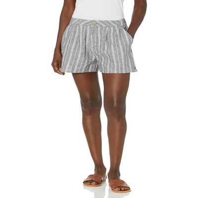 Roxy Women's Sincerely Me Beach Short, Mood Indigo Horizon Stripe 213, XS