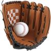 AOUTACC Baseball Glove Softball Gloves 12.5" Baseball Catcher's Mitt PU Leather Left Hand Gloves Right Hand Throw for Kids Youth Adult Beginner or Infielder(Ball not Included) view 4