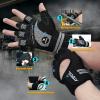 ATERCEL Weight Lifting Gloves Breathable Workout Gloves with Wrist Support for Gym, Exercise, Pull ups, Super Lightweight for Mens and Women, Full Palm Protection(Black, M) view 3