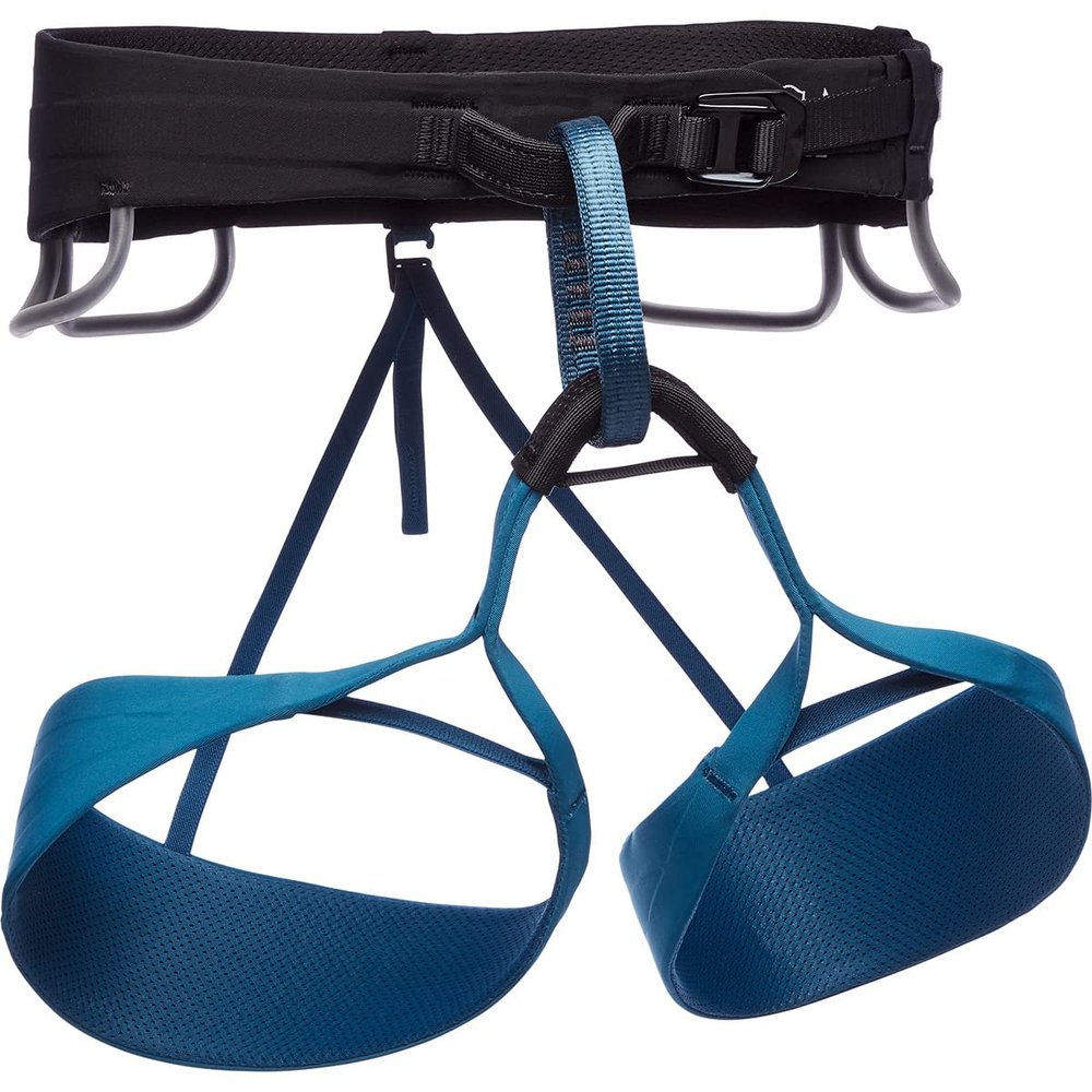 Black Diamond Mens Solution Climbing Harness, Astral Blue, X-Small