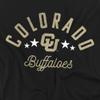 University of Colorado Official Buffaloes Unisex Adult T-Shirt, Black, Large view 2