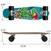 KO-ON Skateboard Complete Skateboards 22 Inch Mini Cruiser Skateboards for Beginners Kids Boys and Girls (Robert T-Rex) view 2