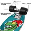 KO-ON Skateboard Complete Skateboards 22 Inch Mini Cruiser Skateboards for Beginners Kids Boys and Girls (Robert T-Rex) view 3