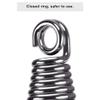 Dolibest Punching Bag Hangers Strap,Heavy Bag Hanger Strap with Spring and Carabiner for Home Gym Training Workout Fitness Conditioning Pull Ups and Dips Exercises Equipment Black view 3