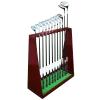 Putting Mats Golf Club Organizers Display Stand 13 Putter Holder,Durable Wooden Golf Clubs Shelf Organizer Equipment Storage Rack view 1