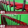 Putting Mats Golf Club Organizers Display Stand 13 Putter Holder,Durable Wooden Golf Clubs Shelf Organizer Equipment Storage Rack view 2