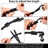 4 Pieces Rod Strap Holder Deck Mount Connector Mount Rod Strap Hold Down for Boat Kayak Boat Fishing(12 Inch) view 4