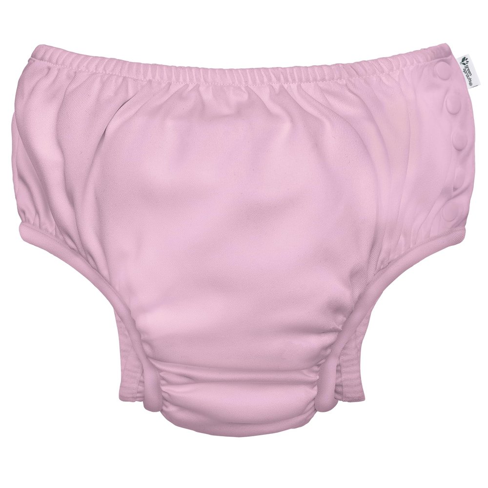 green sprouts Reusable Baby Swim Diapers Light Pink 24 Months