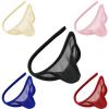 DINGGUANGHE-CUP Men's Thongs, Briefs Mens See Through Underwear Panties Lingerie Underpants C-String Thong Briefs (Color : Nude, Size : One Size) view 3