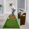 Putting Mats Golf Club Organizers Display Shelf 13 Putter Holder, Durable Wooden Rack for Indoor & Outdoor, Golf Gift Set view 2