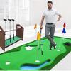 Putting Mats Golf Club Organizers Display Shelf 13 Putter Holder, Durable Wooden Rack for Indoor & Outdoor, Golf Gift Set view 4
